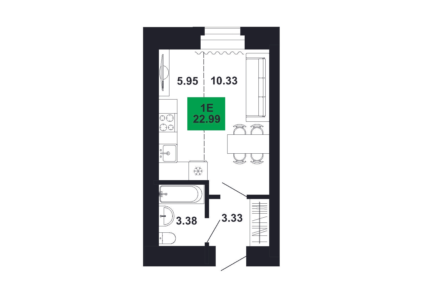 Plan of apartment